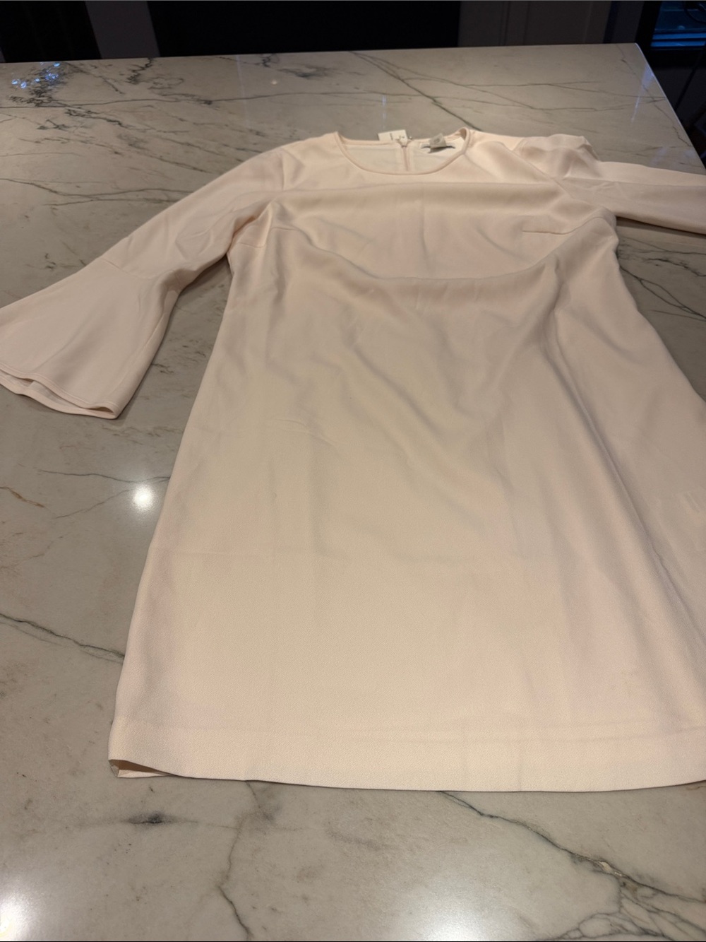 Club Monaco Pale Cream Midi Dress